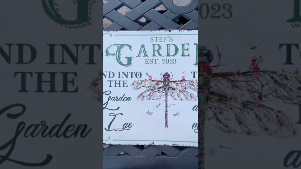 Garden Design's Metal Sign~