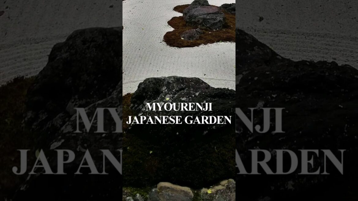 Japanese Garden in KYOTO | MYORENJI