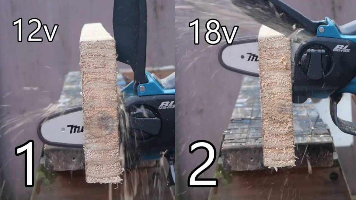 Makita 12v Baby Chainsaw VS Makita 18v Baby Chainsaw. What’s the difference? Makita 12v Baby Chainsaw VS Makita 18v Baby Chainsaw. What's the difference?