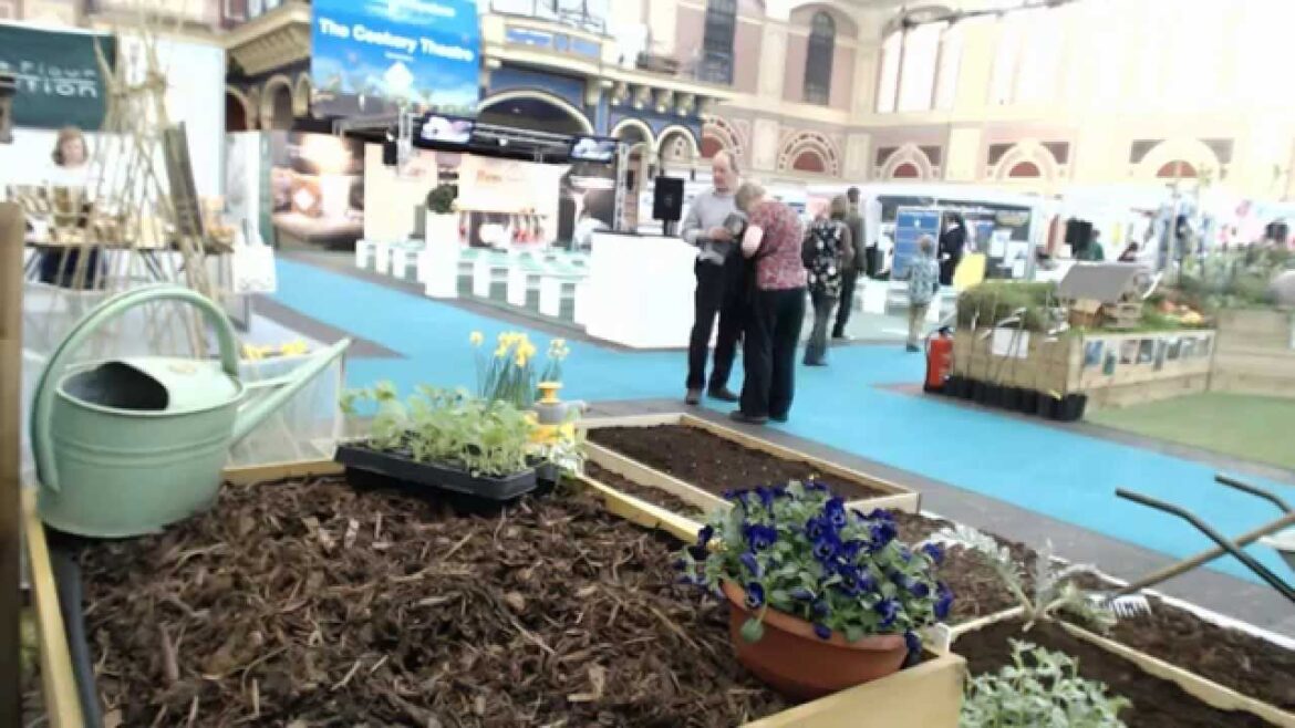 Sean's Allotment Garden 176: LIVE streaming from The Edible Garden Show