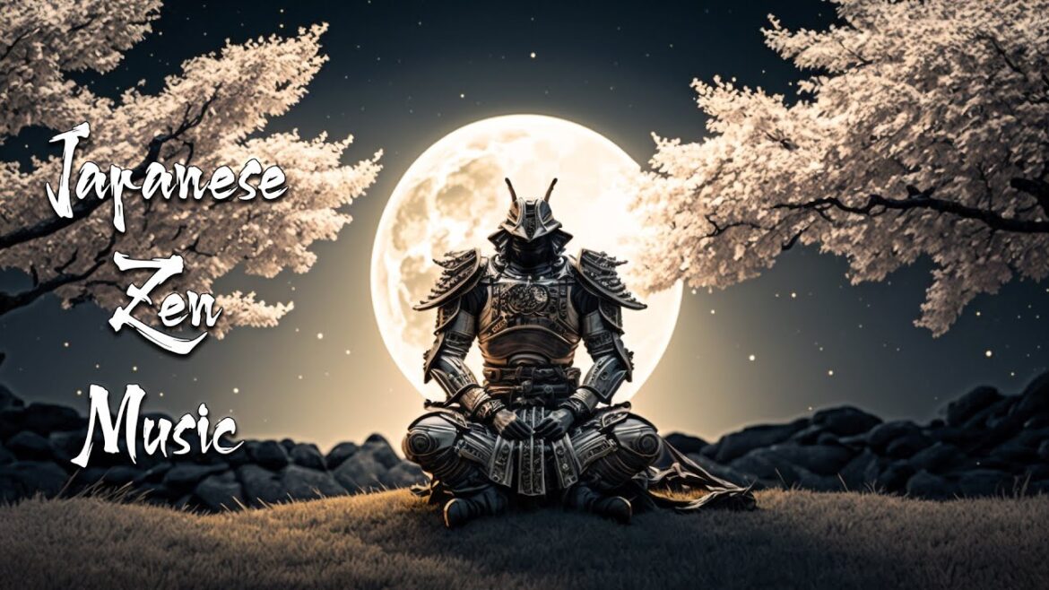 Zen Garden on a Moonlit Night - Japanese Flute Music For Soothing, Meditation, Healing