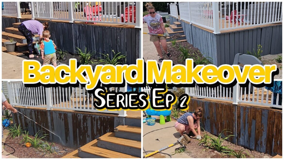 New Summer Backyard Makeover Series Ep 2 DIY Landscaping on a Budget