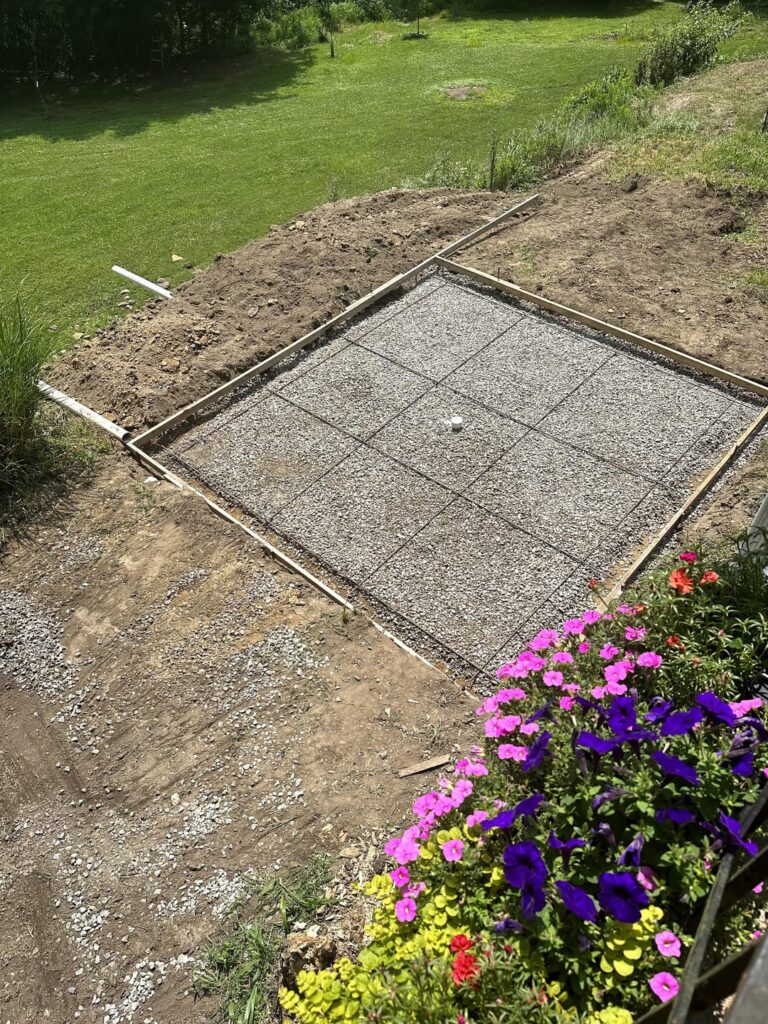 Finally broke ground- foundation decision