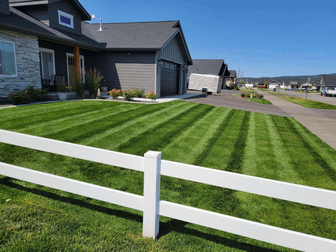 Commercial stripes on top (4 inch cut height)