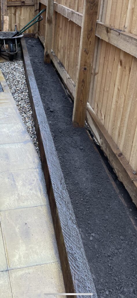 Should I empty Sleepers before filling with stone/gravel?