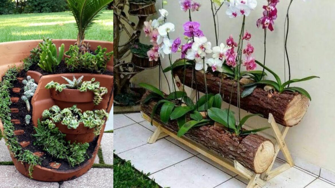 Wunderschöne Garten , Gestaltungs und Deko  - Ideen im Sommer