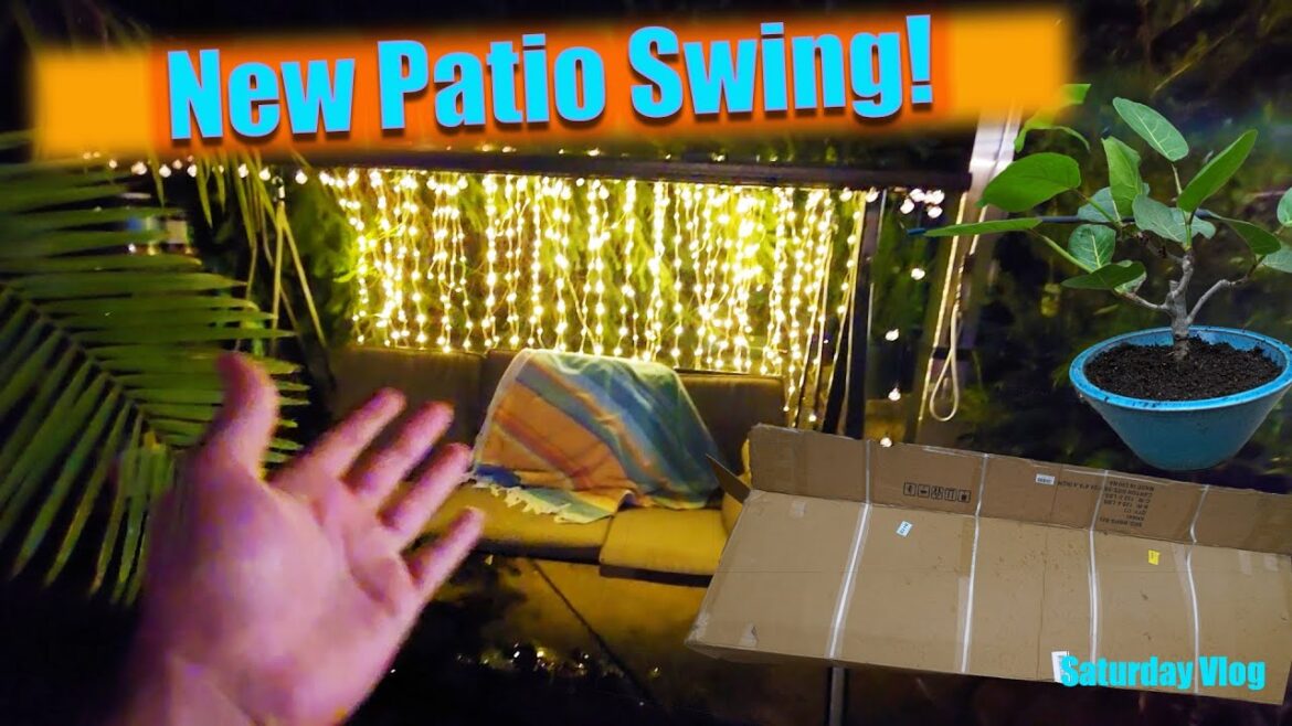 New Outdoor Furniture from Amazon || Repotting Plants || Auto-top Off For Fountains || Saturday Vlog New Outdoor Furniture from Amazon || Repotting Plants || Auto-top Off For Fountains || Saturday Vlog