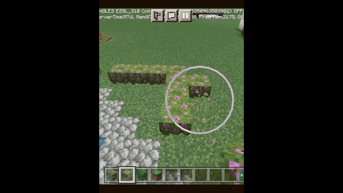 Make simple Garden Design In Minecraft 😀🔥 #shortvideo #minecraft #shortsminecraft #oopgaming #shorts