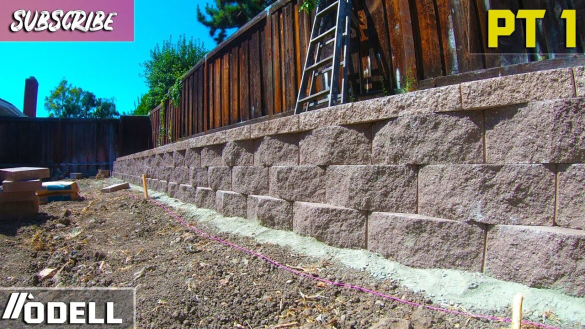 Full Backyard Hardscape Remodel! Retaining wall and Demo day! Part 1