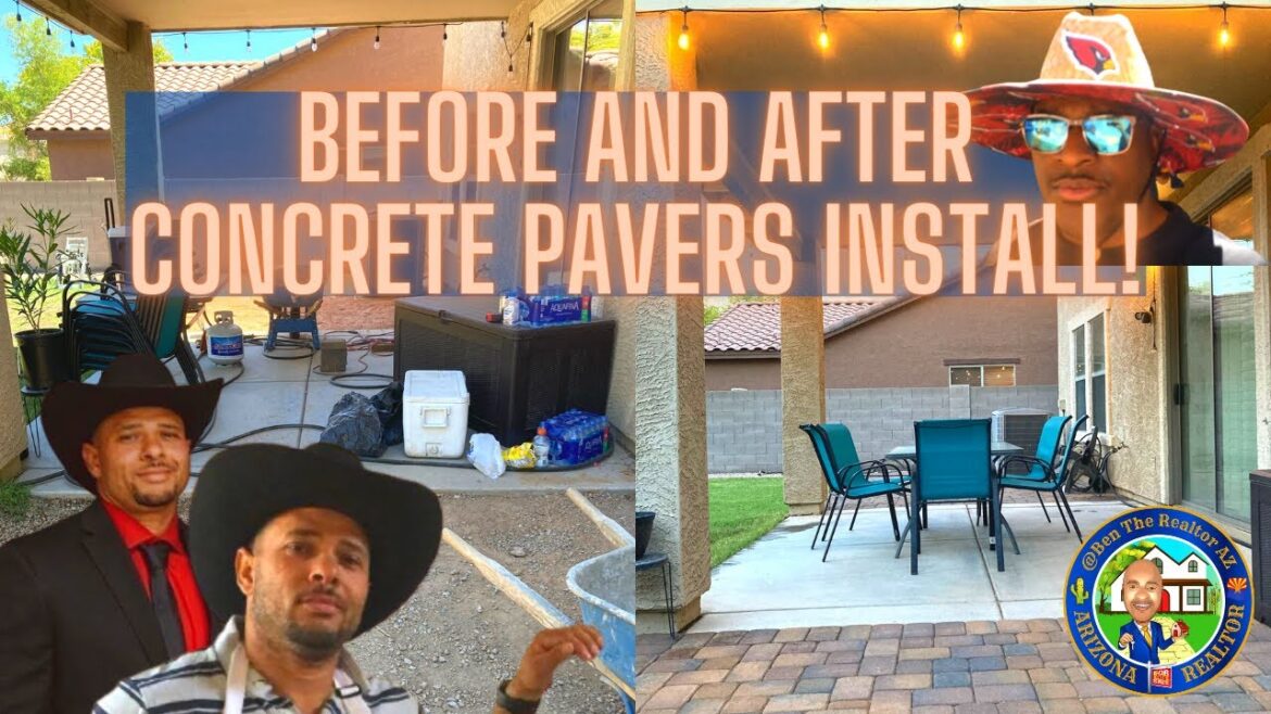 Backyard Upgrade | Concrete Pavers | Arizona Backyard Upgrade | Concrete Pavers | Arizona