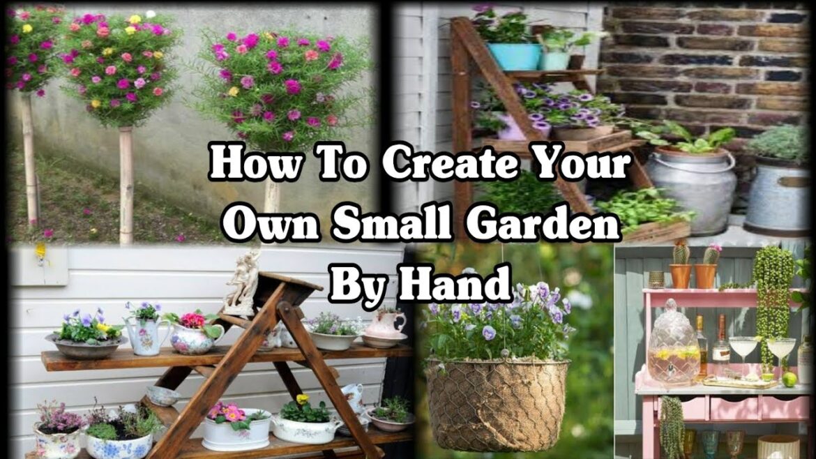 Gardening Ideas | How To Make A Small Garden At Home | Gardening At Home | Art And Craft By Ribqa