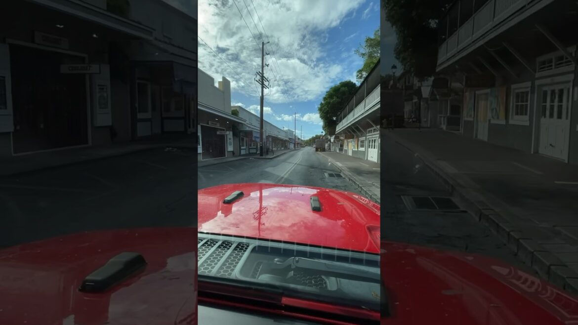 CaliKim: Lahaina – Drive Down The Old Front Street Lahaina - Drive Down The Old Front Street