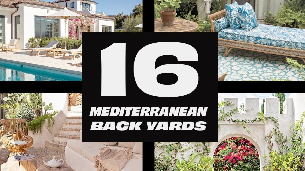 16 Tips For Mediterranean Style Outdoor Designs | Mediterranean Ideas