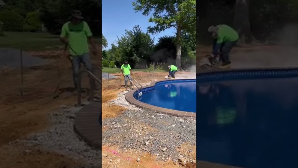 Part 3 of our huge paver job in East Brunswick! What do you think?! #pavers #paverstone #landscape