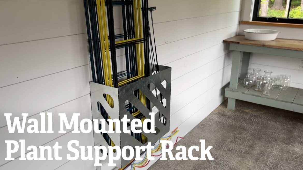 Wall Mounted Plant Support Rack Wall Mounted Plant Support Rack