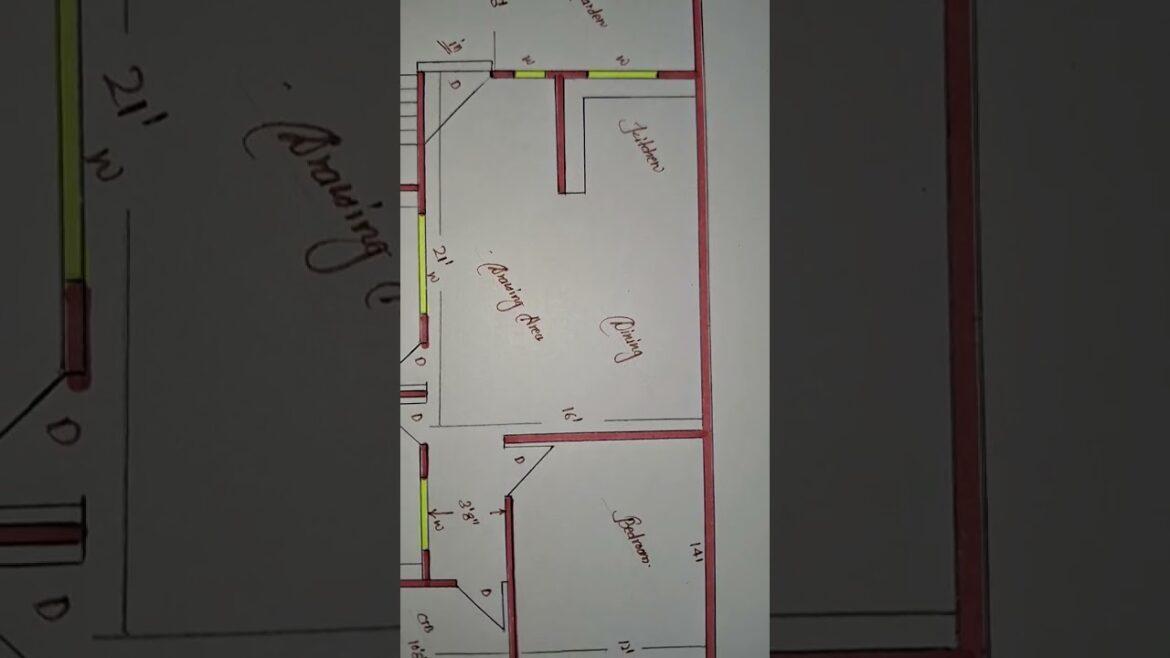 3 bhk house plan l house plan with parking & garden ll 1350 sqft plan ll 3 bhk house plan l house plan with parking & garden ll 1350 sqft plan ll