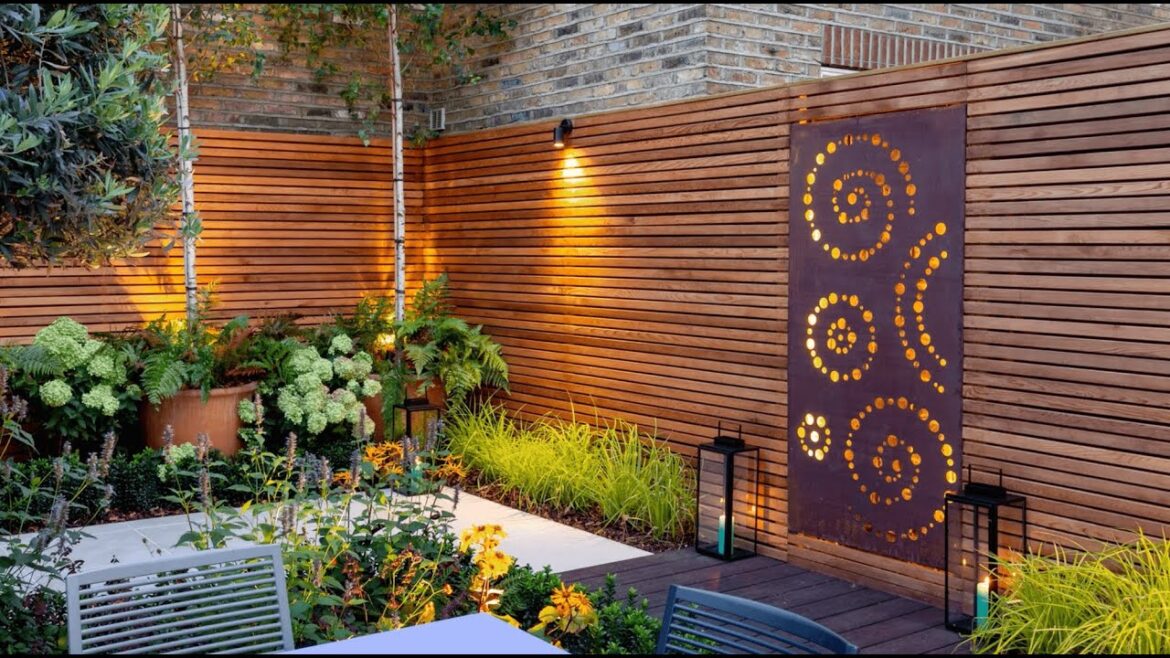 North Facing Contemporary City Garden