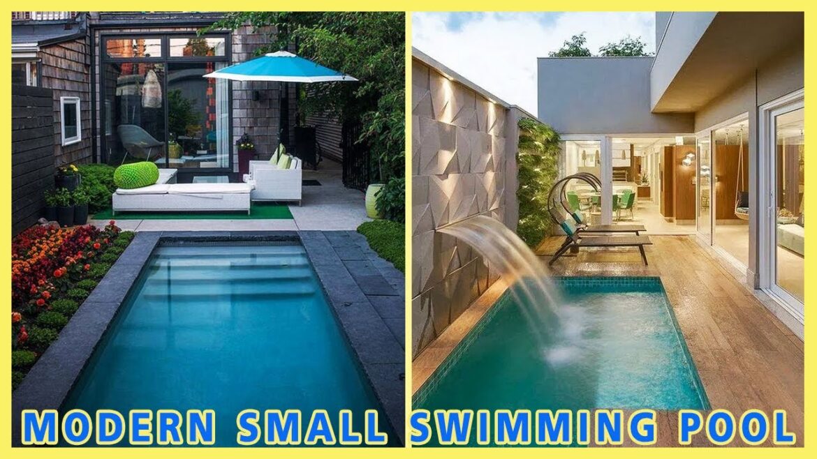 BACKYARD MAKEOVER! 30+ Modern Small Swimming Pool Design With Furniture & Landscaping Ideas