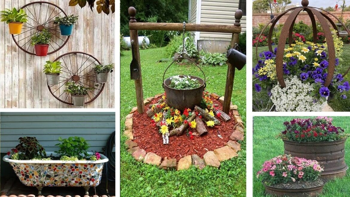 75 Rustic Garden Design Ideas That Are Truly Charming | garden ideas