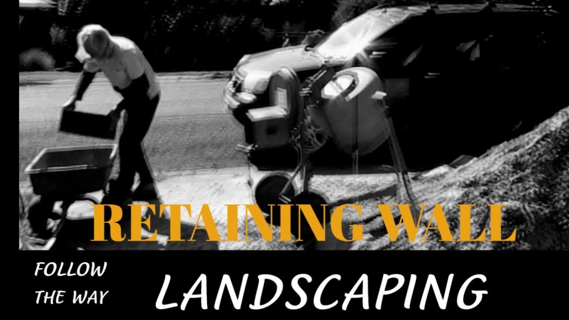 Block Wall  | How To Build A Retaining Wall | A Snap In Time ep 13