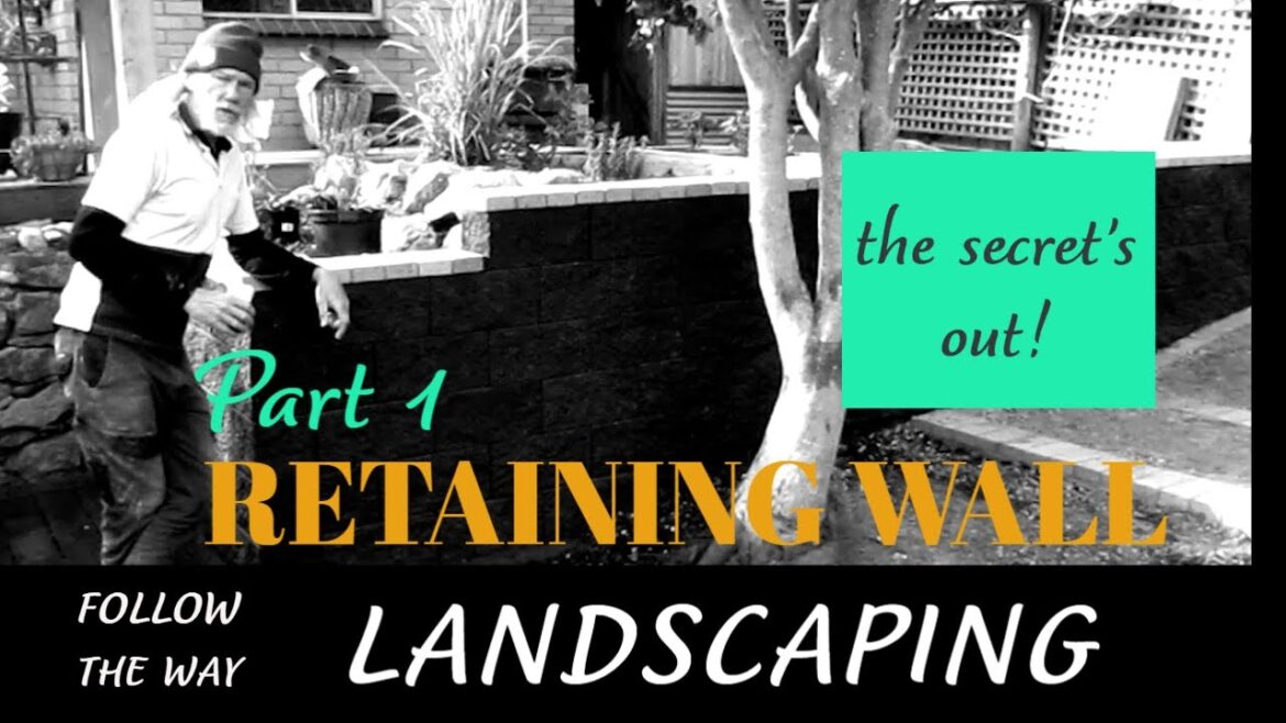 Stone and Block Retaining Wall | Step by Step | Part 1 Stone and Block Retaining Wall | Step by Step | Part 1