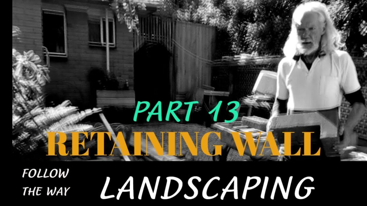 How to Build a Retaining Wall | Block Wall Construction | Part 13