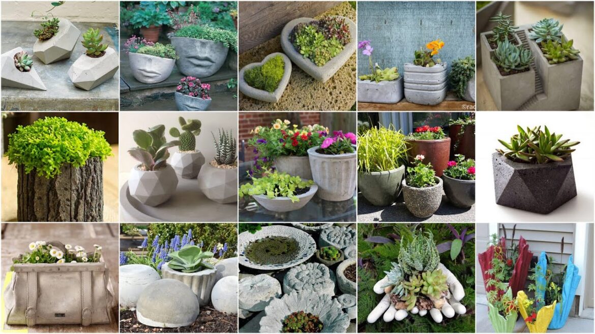 100 Latest Concrete Planter Ideas | Stylish Garden Planter Ideas You Must Watch!
