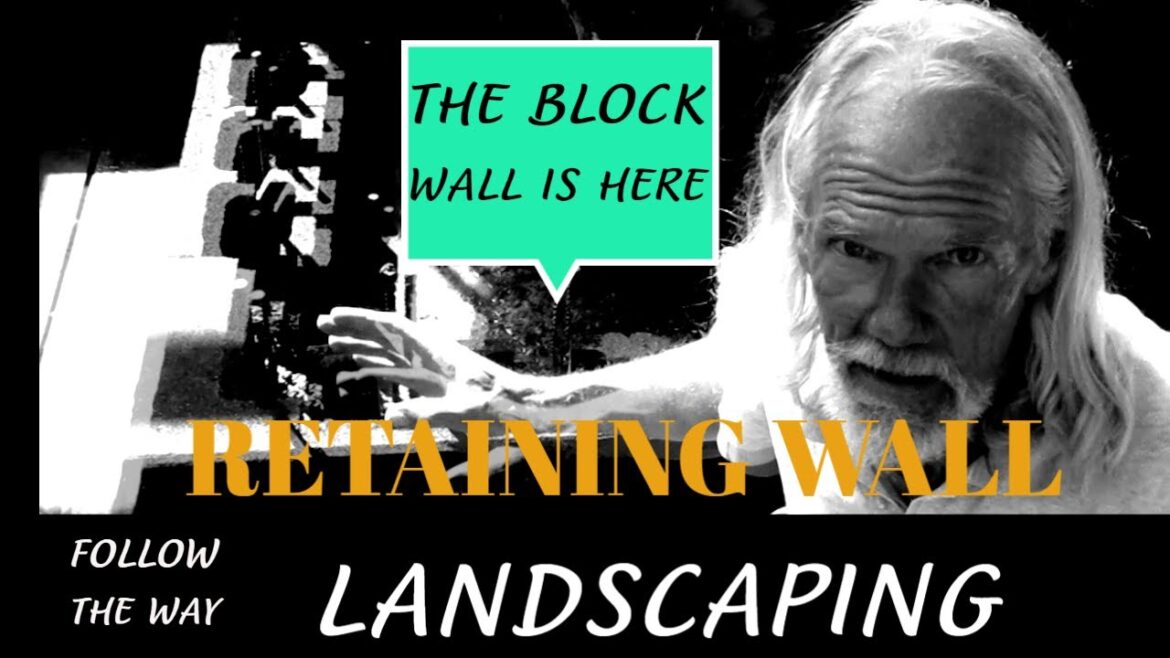 Block & Stone Wall Construction  | How To Build A Retaining Wall | A Snap In Time ep 14