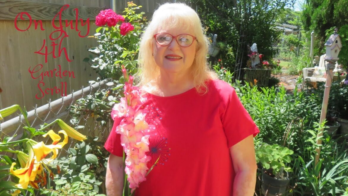 Garden Scroll. A Good Shopping Experience, On July 4th Garden Scroll. A Good Shopping Experience, On July 4th