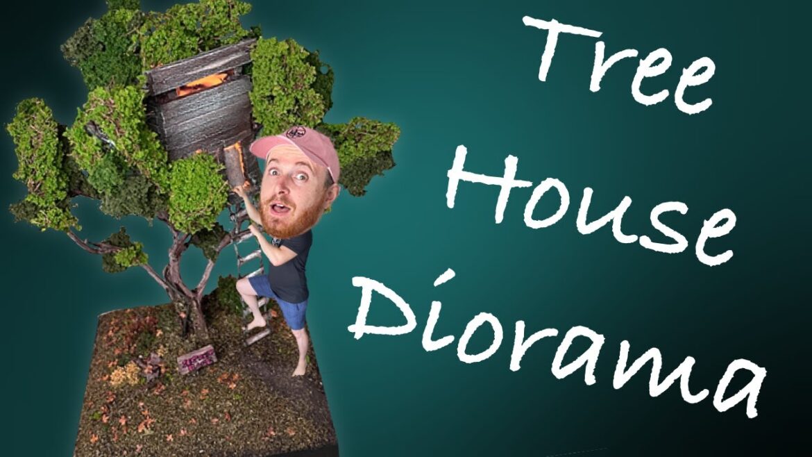 Things did NOT go to plan! Tree House Diorama Build!