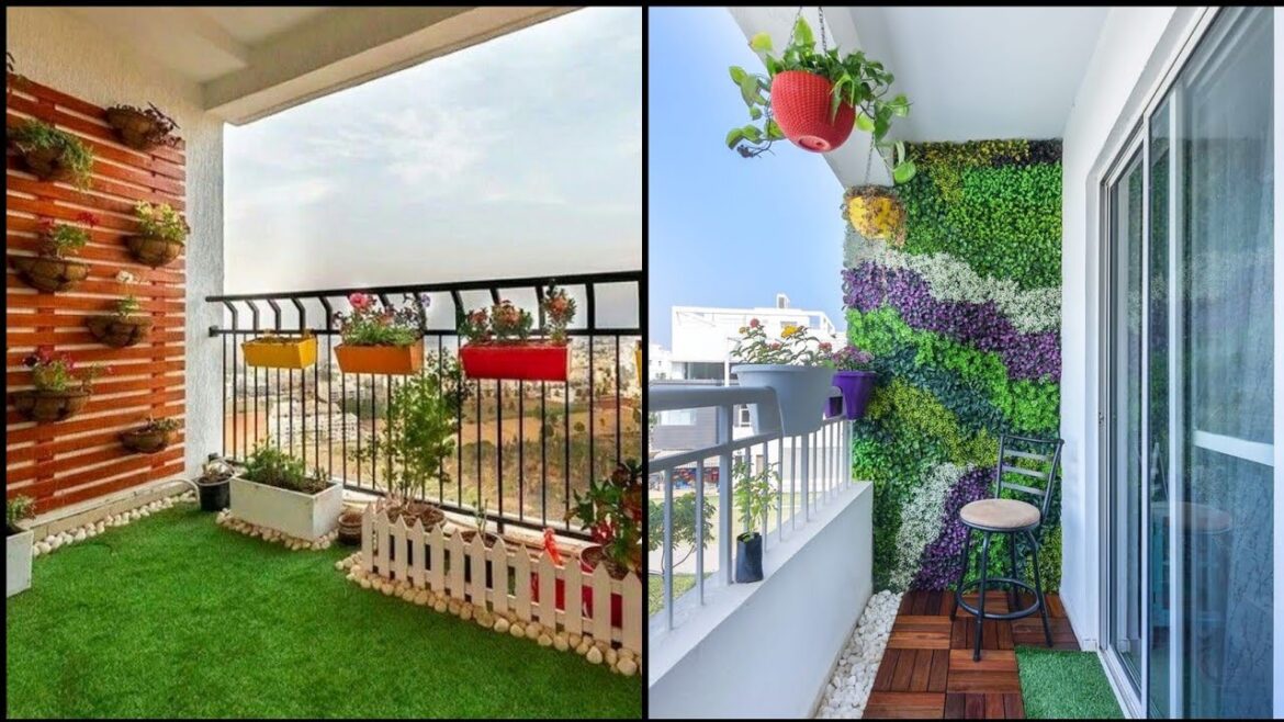 Modern Balcony Garden Ideas 2023|Balcony Garden Landscaping Ideas|Terrace Furniture Decor Design