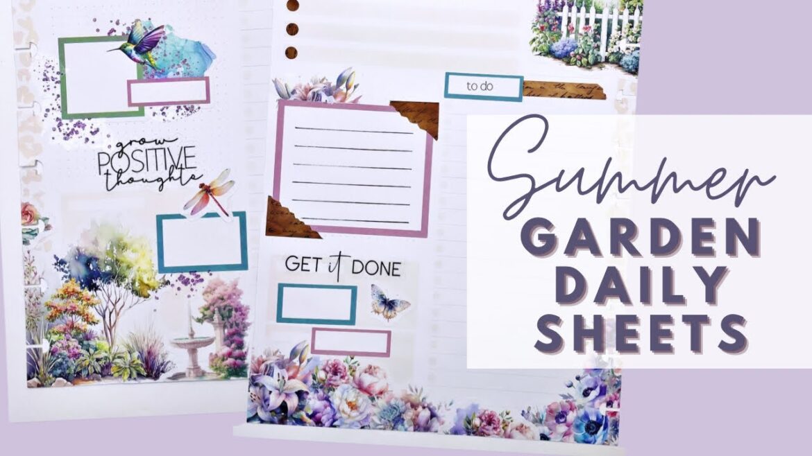 PLAN WITH ME | SUMMER GARDENS DAILY SHEETS | THE HAPPY PLANNER PLAN WITH ME | SUMMER GARDENS DAILY SHEETS | THE HAPPY PLANNER