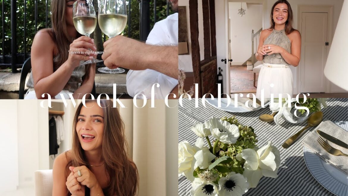 vlog / celebrating a special milestone & hosting our first garden party vlog / celebrating a special milestone & hosting our first garden party