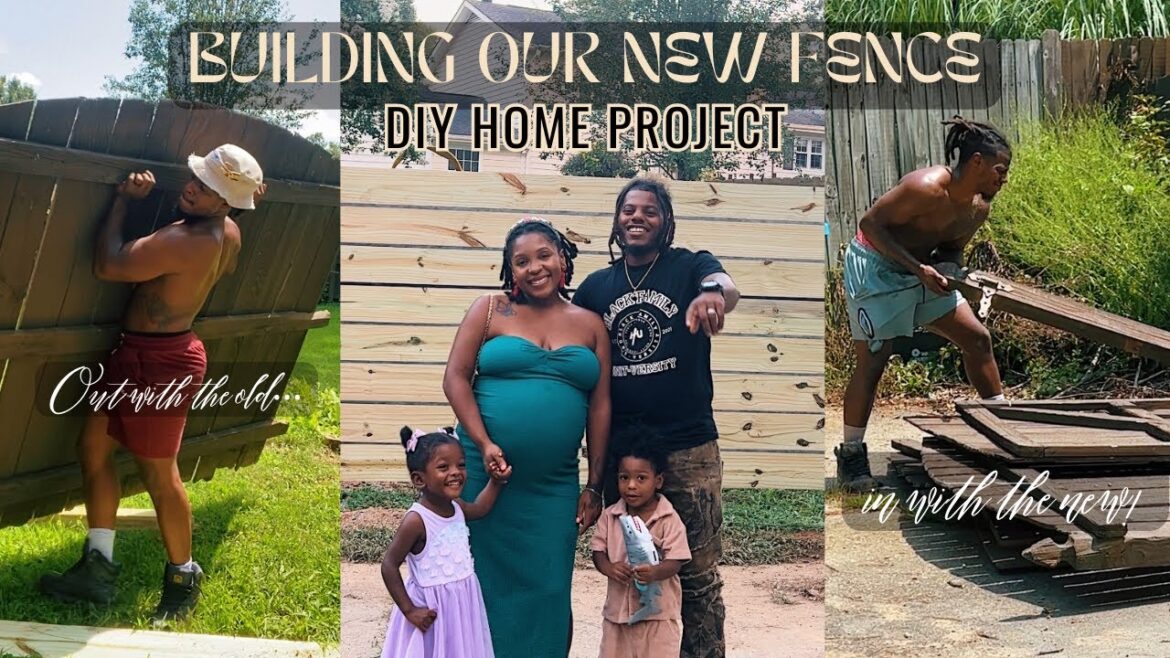 DIY BACKYARD PRIVACY FENCE PART 1 | Fall Garden Design Plans | Family VLOG DIY BACKYARD PRIVACY FENCE PART 1 | Fall Garden Design Plans | Family VLOG