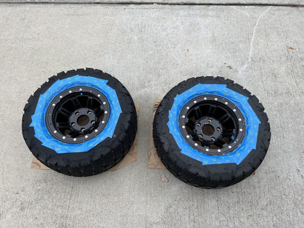 Painted my Spartan mower wheels