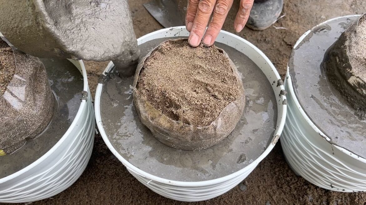 Amazing Cement craft tips for you to decorate your garden - Beautiful and Easy