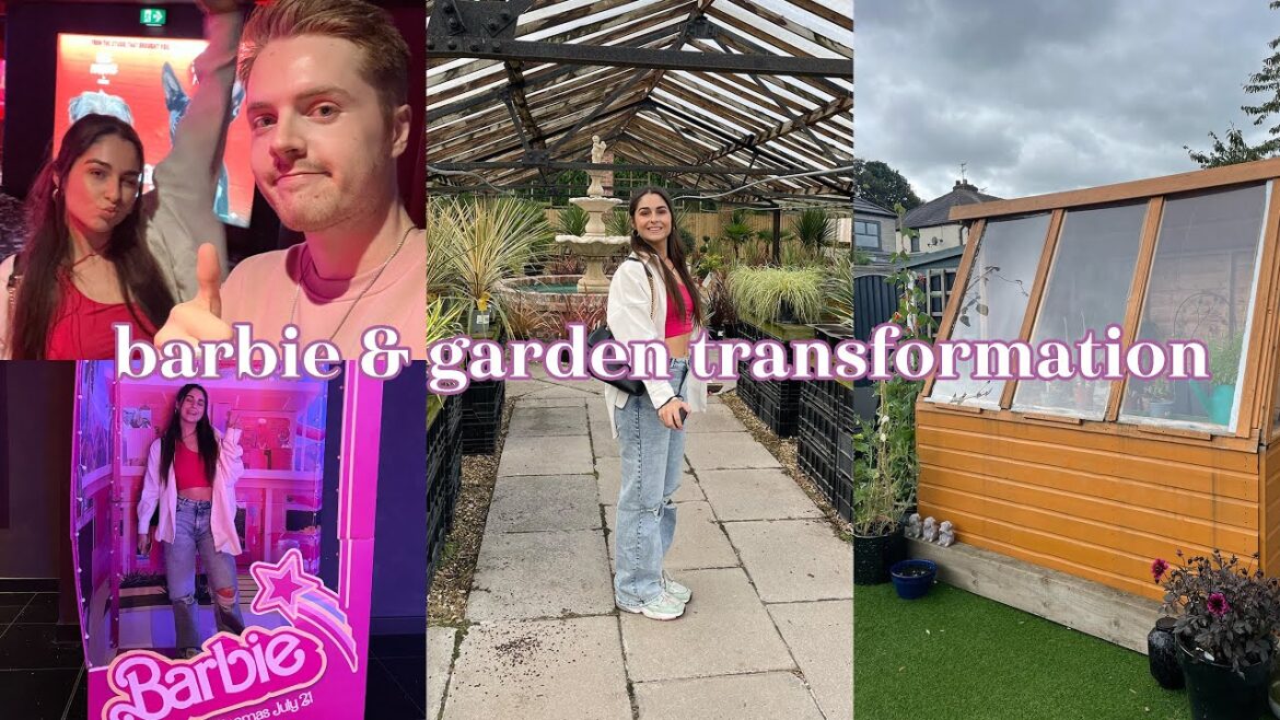 Seeing Barbie, Manchester Visit + Our Garden Transformation | Vlog ❥