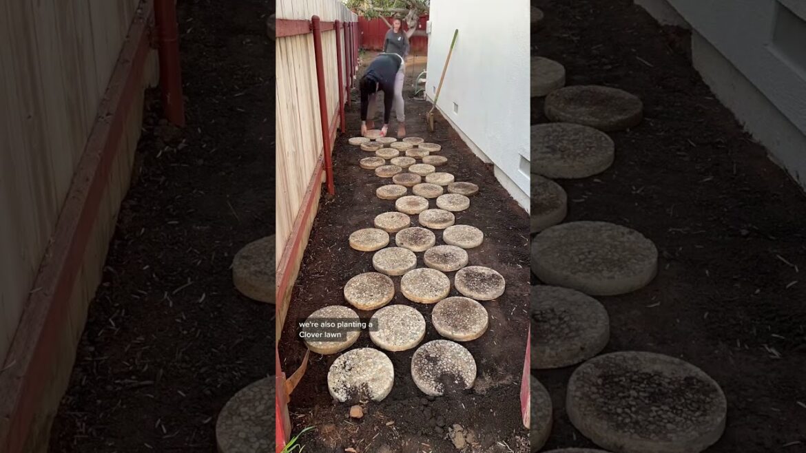 DIY Landscaping Project: Building A Hobbit-Inspired Walking Path With Recycled Stepping Stones! #la DIY Landscaping Project: Building A Hobbit-Inspired Walking Path With Recycled Stepping Stones! #la