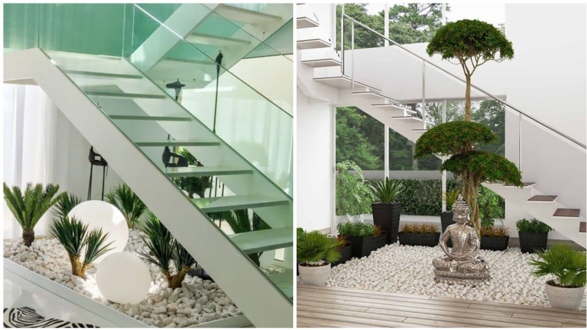 Top 34 amazing under stair Garden design / under stair plants décoration idéa Modern house design