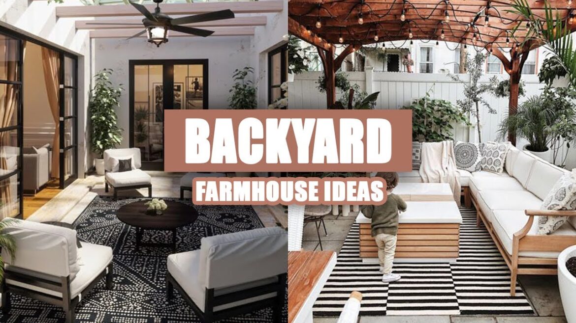 50+ Cozy Farmhouse Ideas for Your Backyard