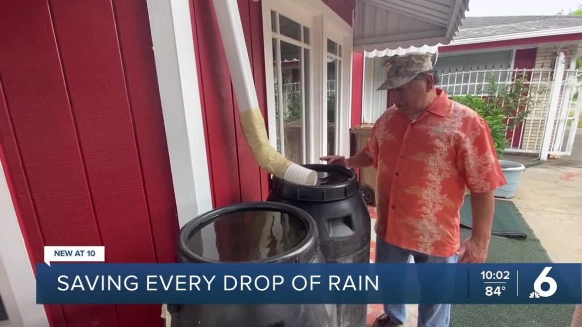 Corpus Christi resident shows usefulness of city's rain barrels