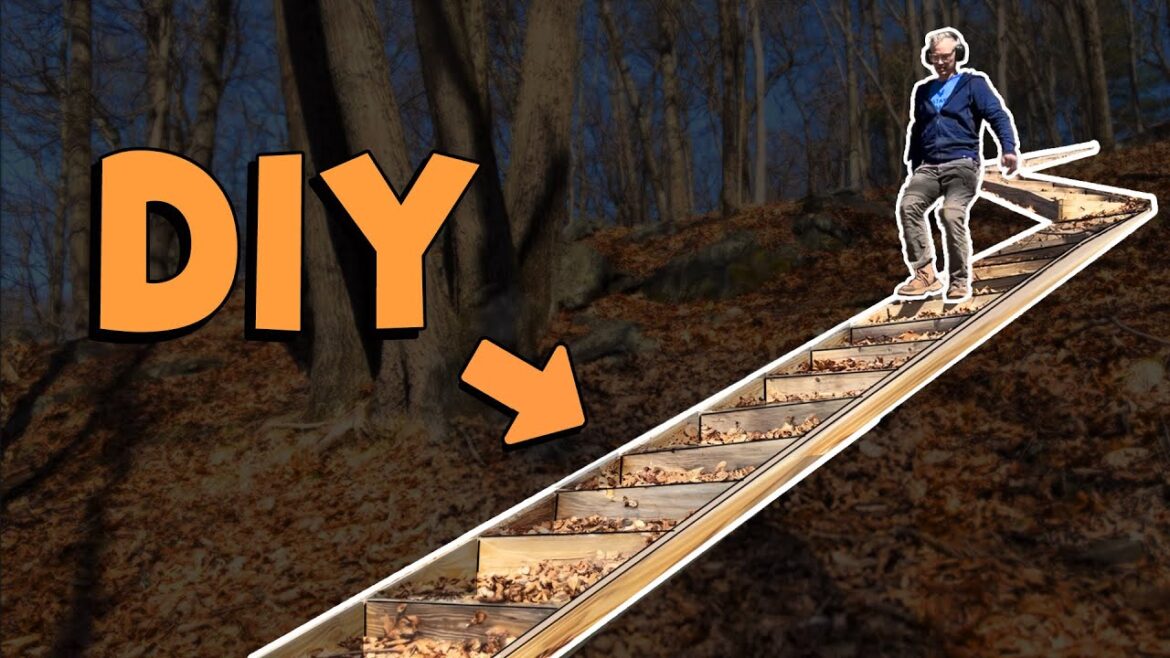 Make These EASY DIY Outdoor Stairs for Slopes Make These EASY DIY Outdoor Stairs for Slopes