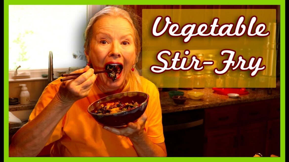 EASY Vegetable Stir-Fry (with Sweet Potato Leaves!)