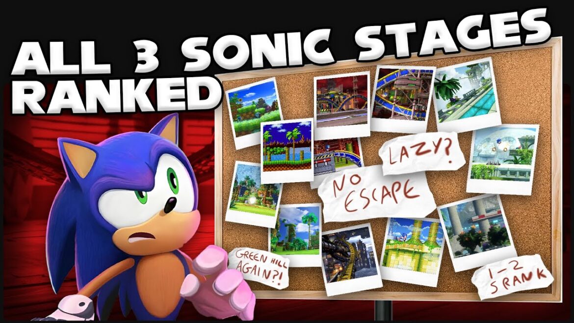 THE ONLY 3 SONIC LEVELS (according to Sega) Ranked - (Green Hill, Chemical Plant, Sky Sanctuary)