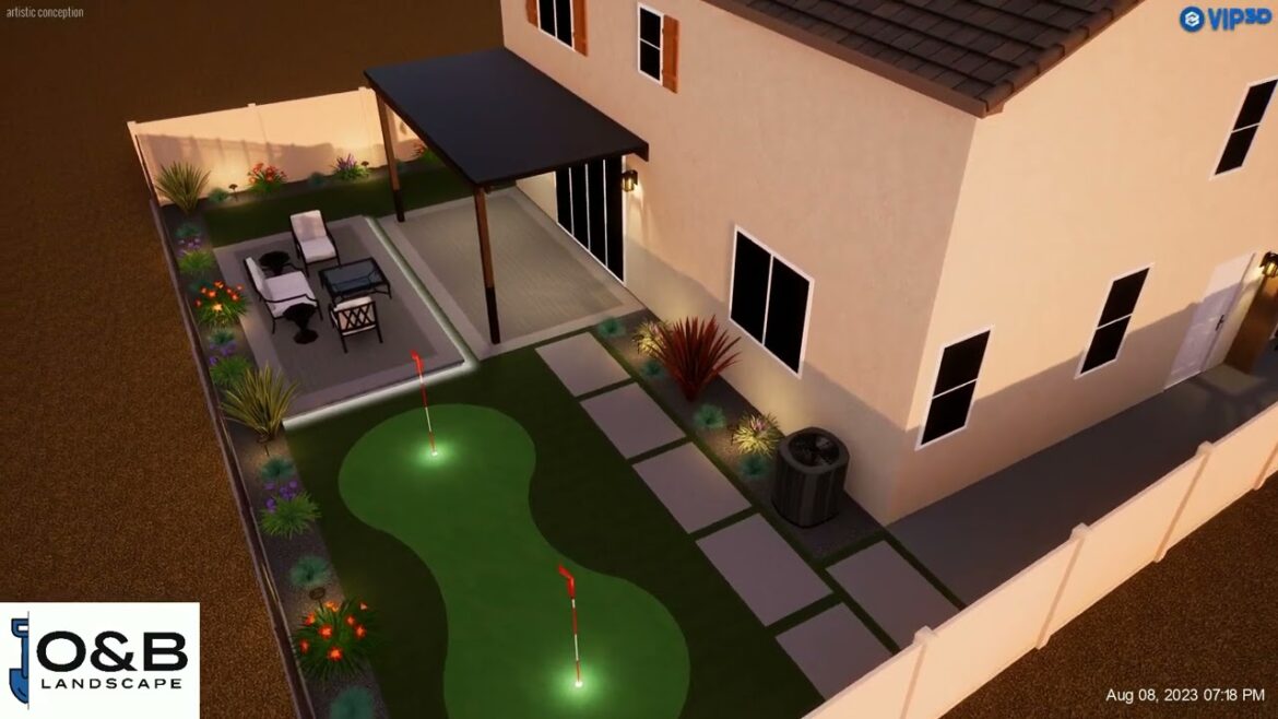 Front and backyard landscape