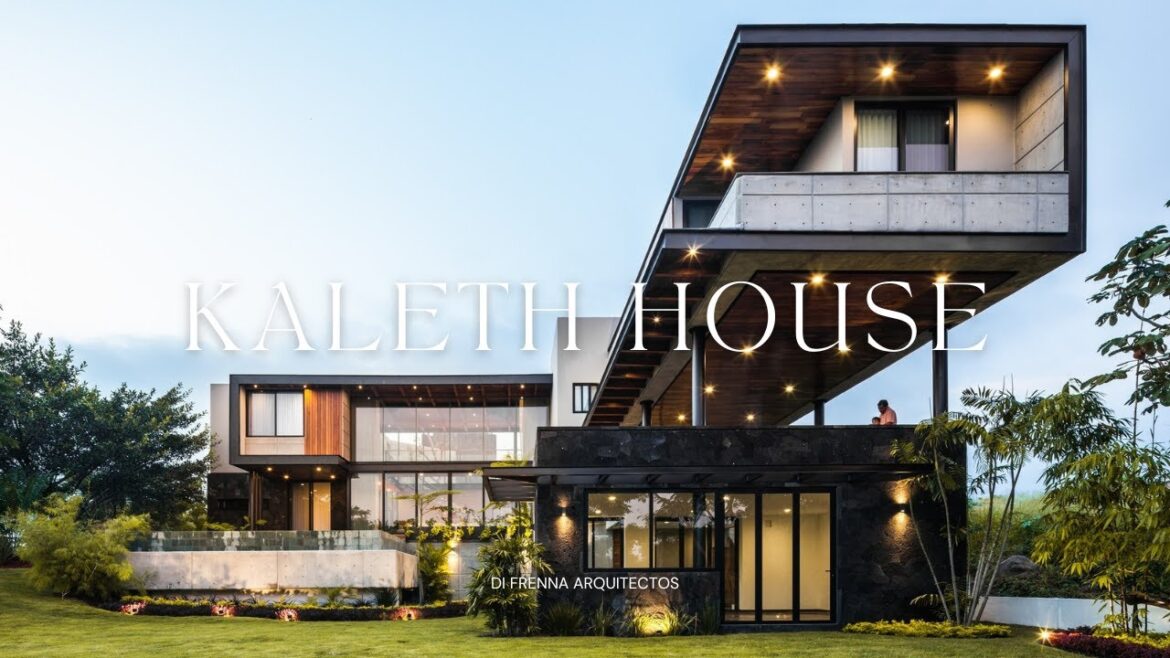 Steel And Concrete House Design With 3 Floor Plans For Enjoying The Horizon