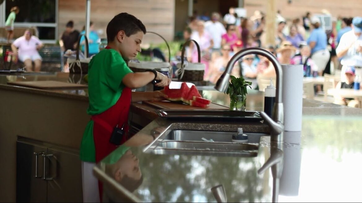 Central Florida Attraction - Bok Tower Gardens Outdoor Kitchen and Edible Garden