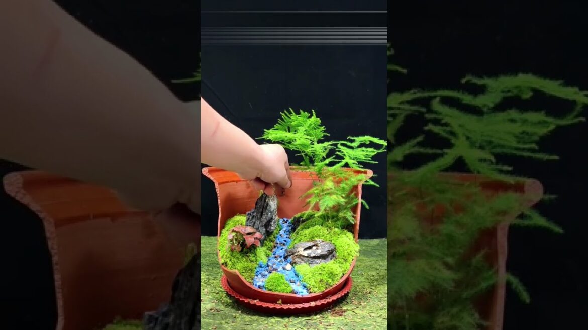 Easy make a Miniature landscape