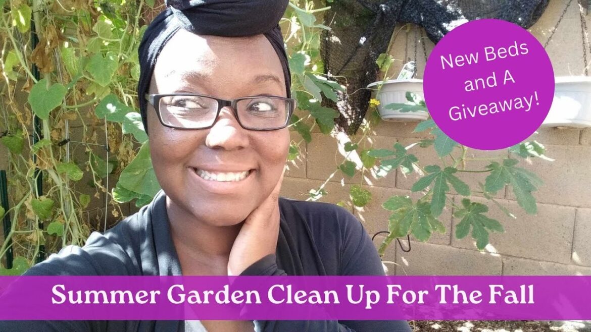 Summer Garden Clean Up For The Fall – New Beds and A Giveaway! Summer Garden Clean Up For The Fall - New Beds and A Giveaway!