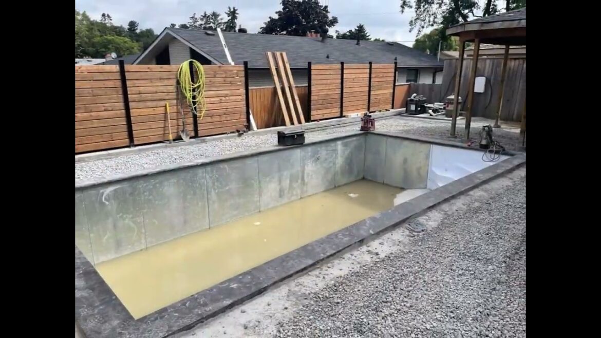 Backyard landscaping in Pickering